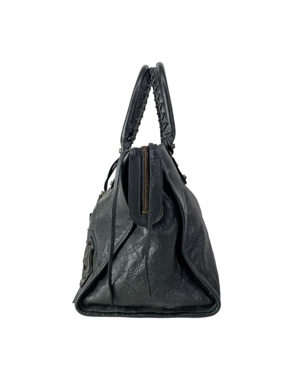 ★SOLD★ Balenciaga Handbag the Part Time Black 2-Way Shoulder Strap Removable - Picture 4 of 15